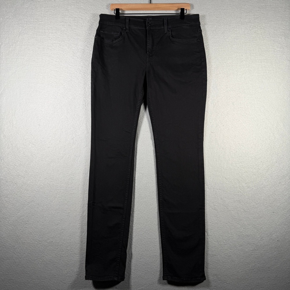 7 For All Mankind Paxtyn Skinny Jeans Mens 34 Black Onyx JSPD680BX Denim Pants